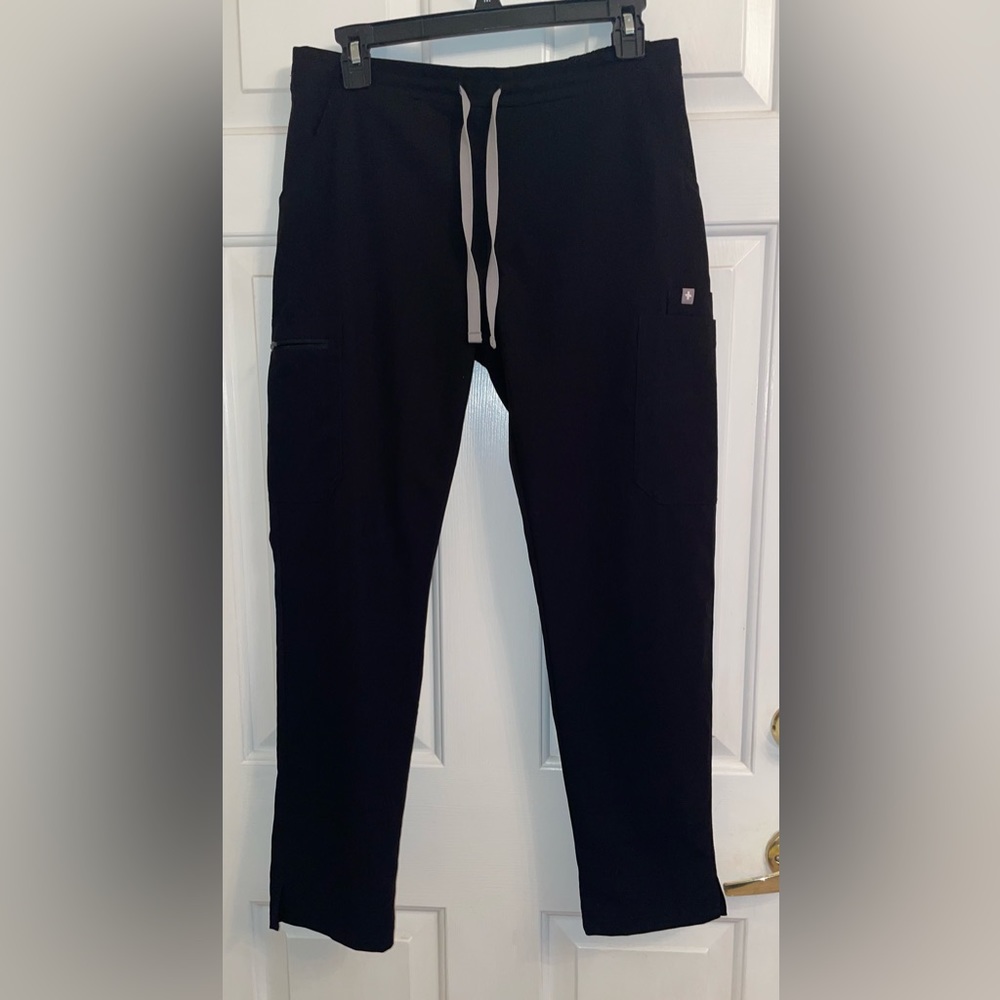 Figs Yola Scrub Pants Black Petite Small